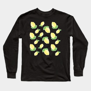 watercolor lemons Long Sleeve T-Shirt